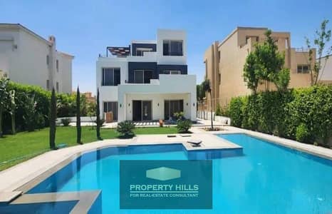 فيلا1184م جاهزه للمعاينه فيو الجولف ب بالم هيلز بجمام سباحه خاص golf view