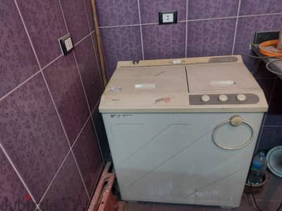 غسالة نصف اتوماتيك سامسونج 6.5 كيلو wash and drain
