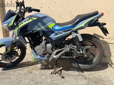 موتوسيكل هوجن F250 بحالة الزيرو  بقاله شهر ونص بالظبط