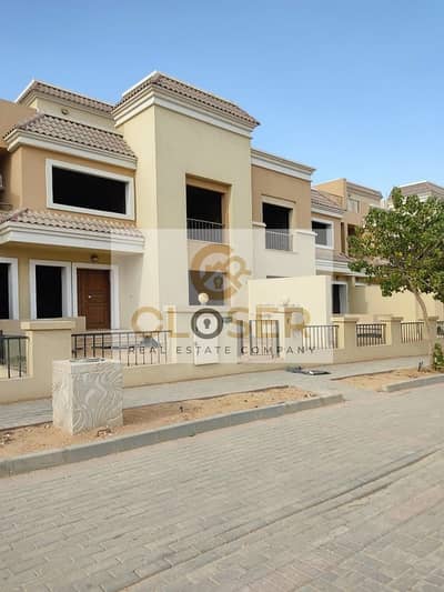 S Villa 4 rooms for sale with the lowest monthly payment and installments over 12 years in Saray on the Suez Road