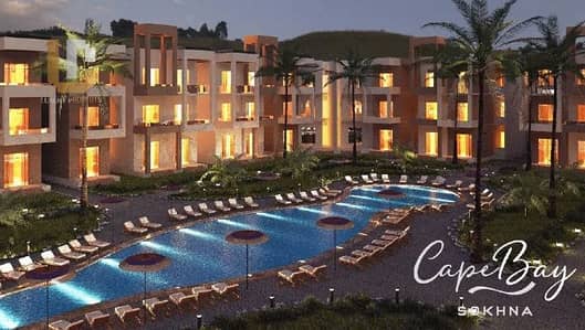 Fully finished and furnished chalet studio for sale in Ain Sokhna with installments starting from EGP 32,000 per month