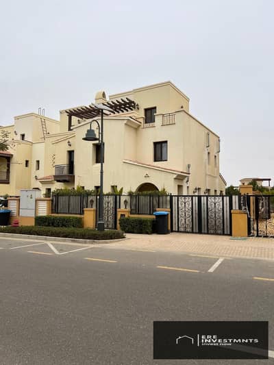Fully finished Corner Town house villa ready to move in very prime location for sale in Mivida Emaar Compound New Cairo
