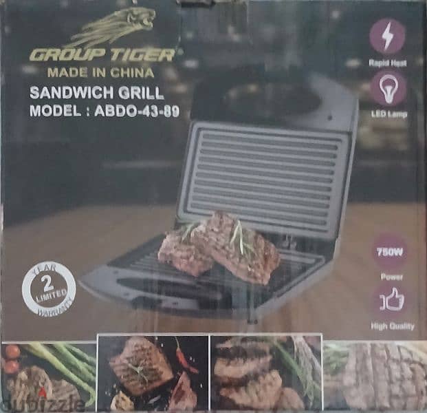Sandwich maker 750w 1