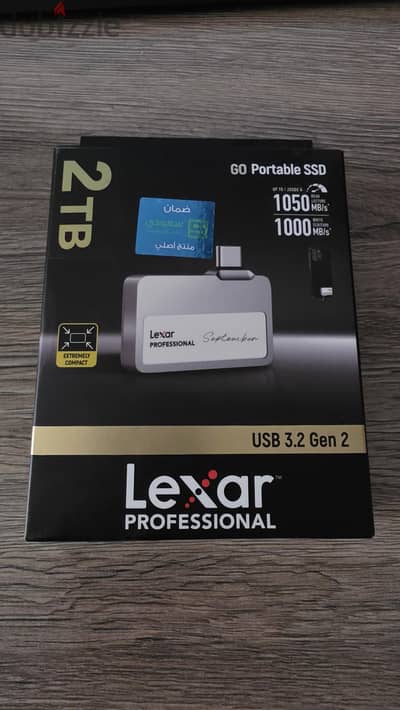 Lexar Go هارد خارجي صغير جدا اصغر من الاصبع فائق السرعة من ماركة قوية