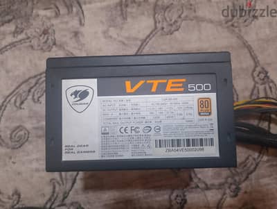 Cougar Power Supply VTE 500W 80+ Bronze