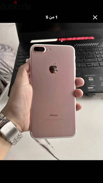 ايفون 7بلس 128 بلكرتونه