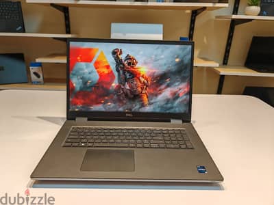 وحش البرامج التقيله Dell precision 7770 بكارت RTX A4500 فعلي 16 جيجا