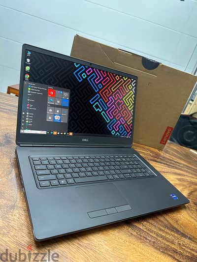 Dell precision 7760 كور i9 فئة H بكارت RTX A5000 فعلي 16 جيجا