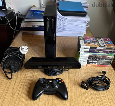 XBOX 360E 500gb in great condition, with 9 games.