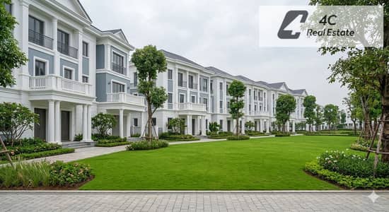 توين هاوس كورنر فيلا 318 م في مرحلة garden in phase جاهز ع السكن في Club park بكومباند ماونتن فيو اي سيتي التجمع الخامس القاهرة الجديدة  Mountain Vie