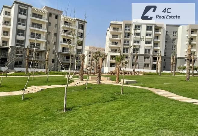 Double view and Direct on landscape Apartment 3 bedrooms ready to move for sale in Park Corner phase Hyde Park at price 1 million less than price