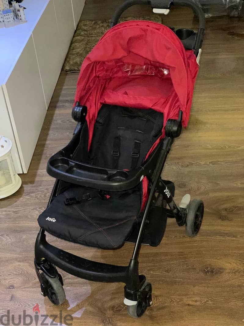 Red Joie Stroller like new 2