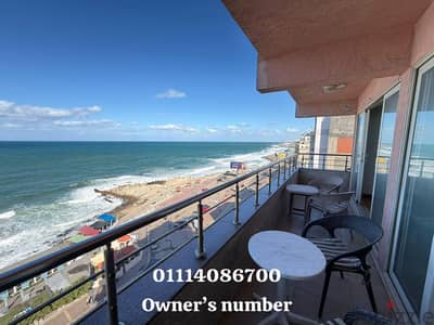 شقة ١٨٠ متر مباشرة على البحر - Direct Seaview Apartment
