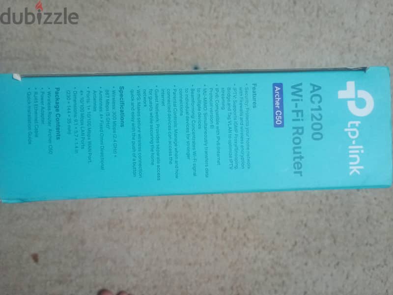 tp link Ac 1200  wifi router Archer c50 5