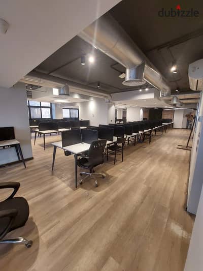 Office for rent in Heliopolis, on a main street. 400 square meters. A very distinguished office in a fully administrative building, close to all services, transportation, banks, and the airport. High-end finishing. The building is in a prime location with
