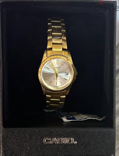 Watch-casio original gold