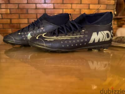 Nike Mercurial Superfly 7 Club MDS MG football boots in a blue void