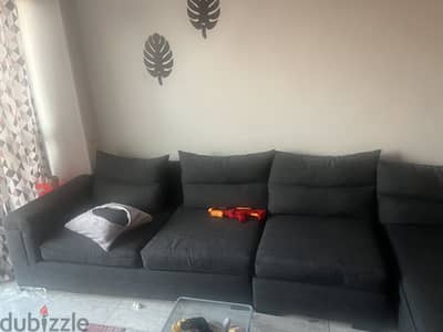 L shape sofa and 2 seaters sofa