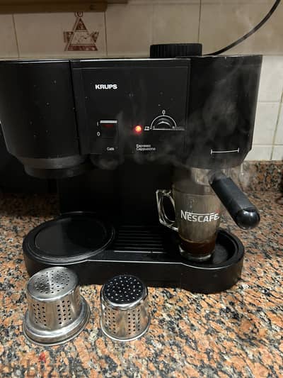 ماكينه قهوه krups espresso and cappuccino الاصليه
