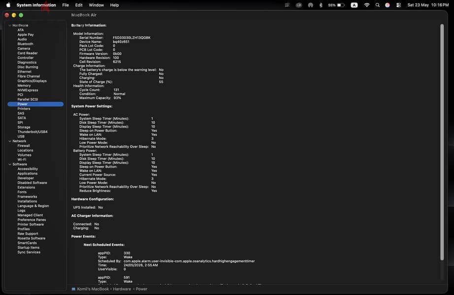 Macbook Air M2 6