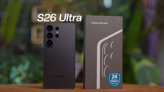 Samsung Galaxy S26 Ultra 256GB, 12GB جديد بالكرتونة والضمان