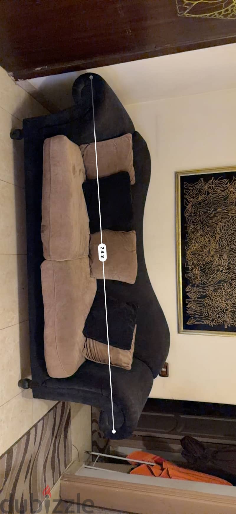 2 big modern sofas 1
