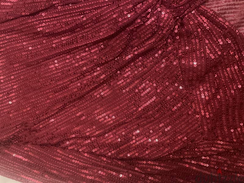 Soirée dark red blouse 3