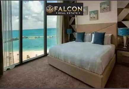 شاليه للبيع فيو مميز علي اللاجون و3 دقايق للبحر في قلب مدينة العلمين الجديدة  في marina 8