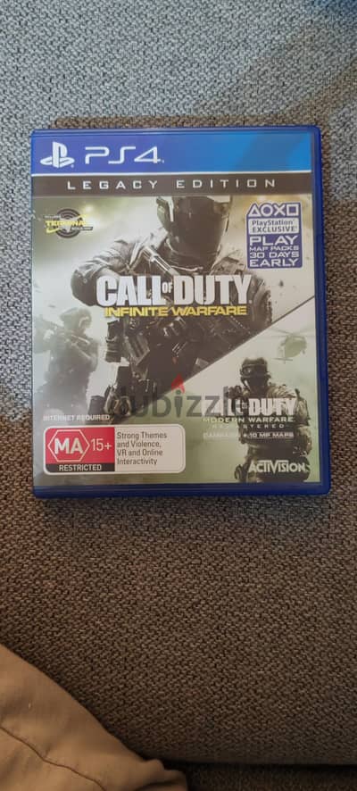 Call of duty infinite warfare and modern warfare