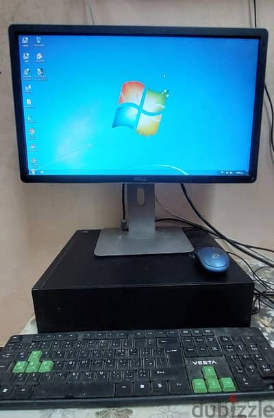 للبيع جهاز كمبيوتر HP كامل بحالة ممتازة   HP EliteDesk 705 G1 SFF