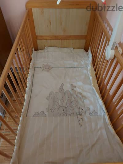 mother care baby bed