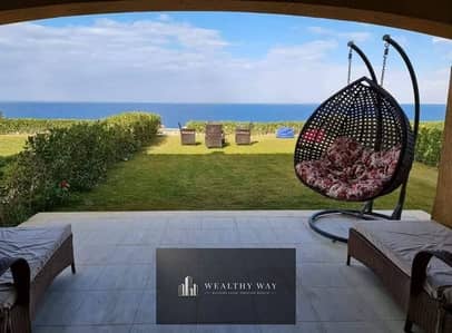 شالية للبيع علي البحر في قرية لافيستا باي LAVISTA BAY في الساحل الشمالي NORTH COAST استلم 3 غرف سوبر لوكس في أميز لوكيشن حيوي بجوار مراسي  Marasi