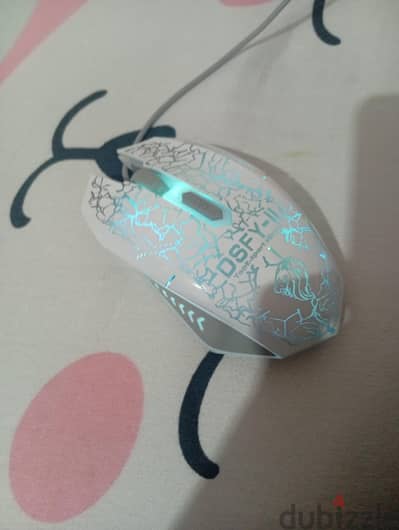 ماوس RGB جديد مستعملتوش غير مره واحده بس