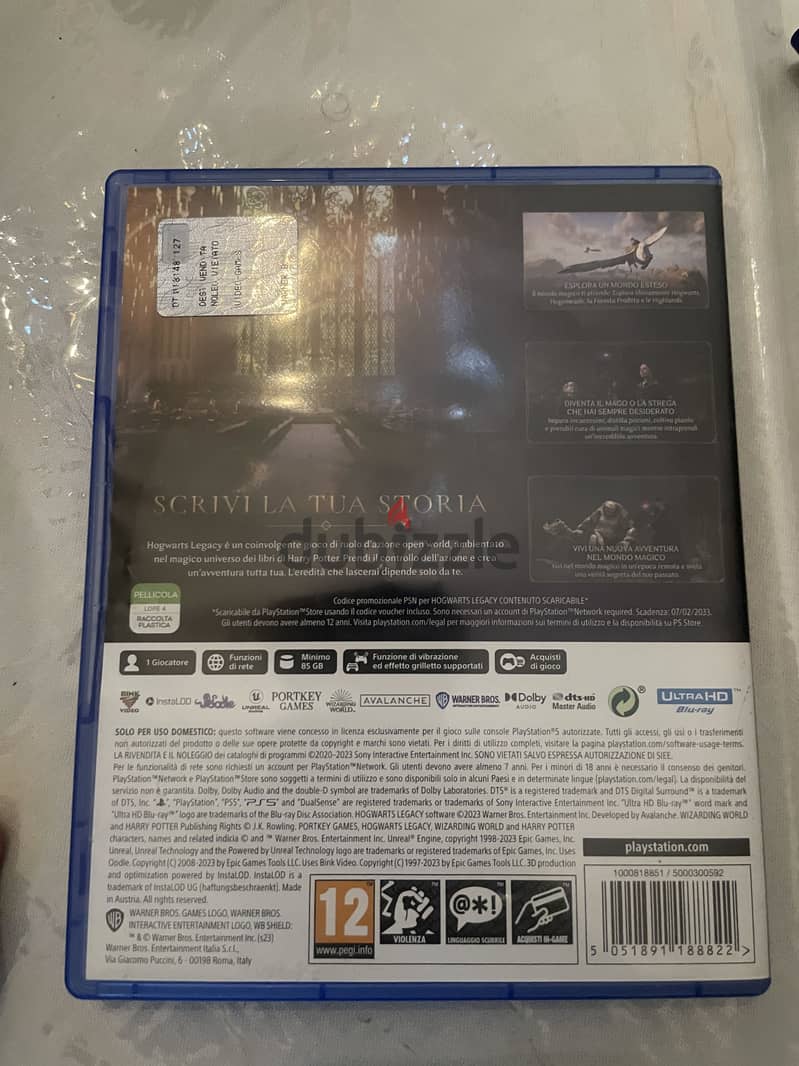 Hogwarts Legacy Arabic Version Ps5 Used 1