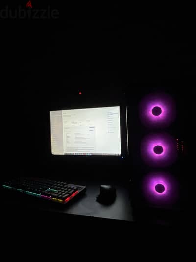 Gaming setup كامله جاهزه للتشغيل