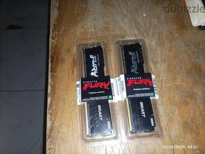 Ram 16 2x8 ddr4 3200mhz fury