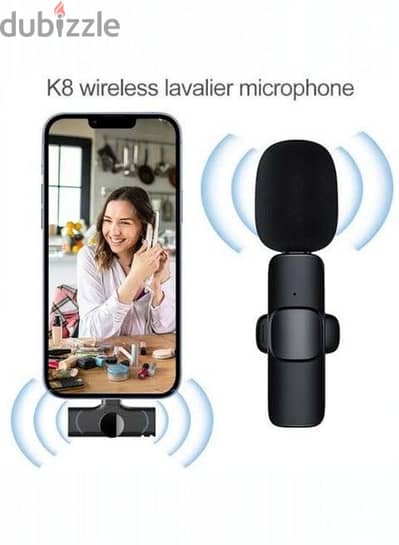 ميكروفون K8 اللاسلكي لهواتف Type- C |لصناع المحتوى والـ Vlogs