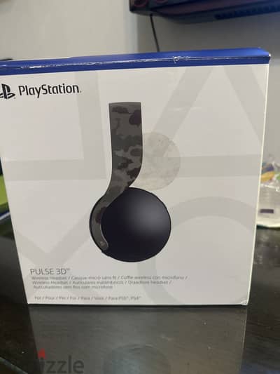 Sony PlayStation Pulse 3D Wireless Headset - Grey Camouflage (PS5/PS4)