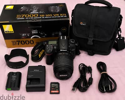 Nikon D7000 + 18-105 VR Kit للبيع