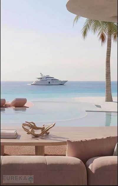 أحدث Launch بالم هيلز هاسيندا رأس الحكمة ديزني لاند شاليه فاخر مباشر علي البحر متشطب بالكامل بالتكيفات والمطبخ أطول فترة سداد علي 10 سنين