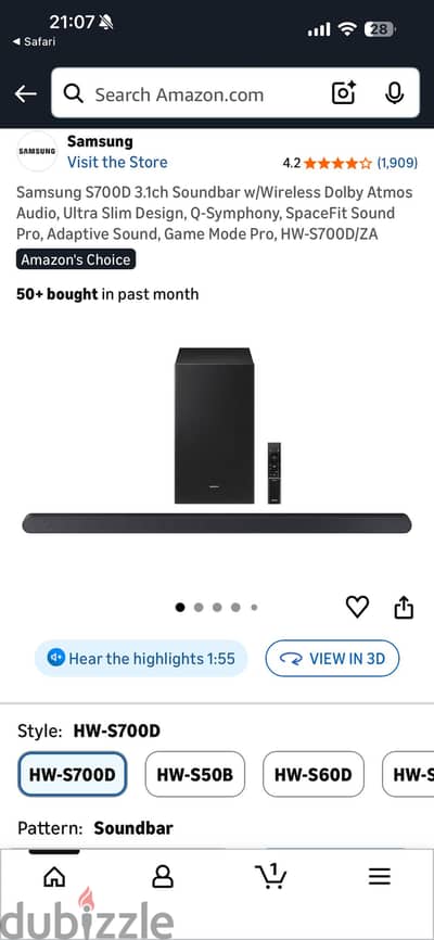 Soundbar Samsung new