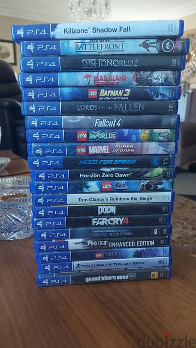 playstation 4 - 20 games