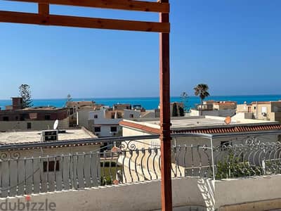 شاليه فيو بحر لايجار في قريه اللوتس الساحل الشمالي