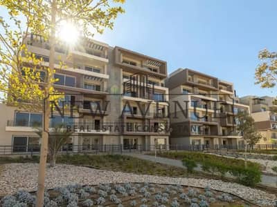 Fully finished apartment with ACs and jacuzzi Delivered in Palm Hills New Cairo landscape and open view