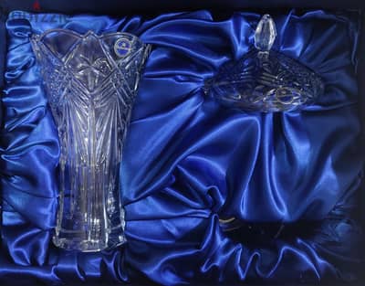 bohemia crystal set 2 piece