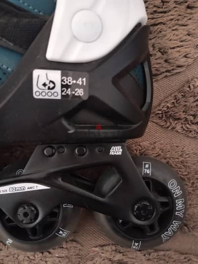 Oxelo roller skates with adjust system