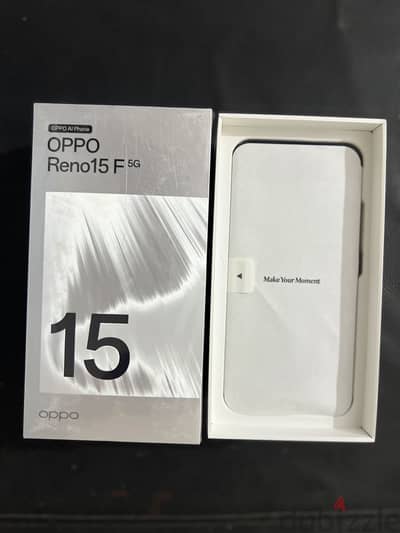 OPPO Reno15F 256 +12 فتح كرتونه فقط