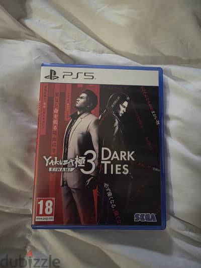 Yakuza 3 Dark Ties used PS5 game for sale in a perfect condition