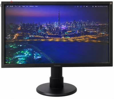 ViewSonic 24” Full HD Monitors – Height Adjustable + HDMI Adapter