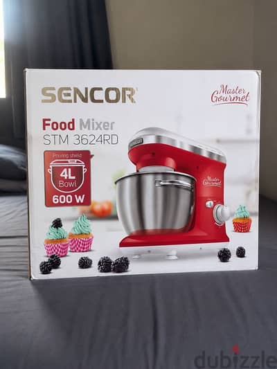 خلاط عجين Sencor Master Gourmet STM 3624RD جديد بالكرتون